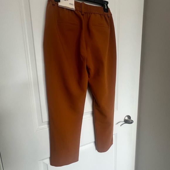 Women Rust Brown Casual Trousers - Picture 3 of 12